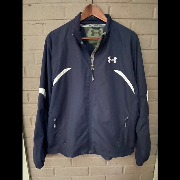 Under Armour Navy Fleece lined Jacket M - Picture 3 of 7